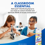 Lysol Disinfectant Spray, Sanitizing and Antibacterial Spray, For Disinfecting and Deodorizing, Lemon Breeze, 19 Fl Oz (Pack of 2)