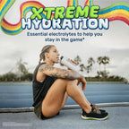 Xtend Original BCAA Powder, 7g BCAAs and 2.5g L-Glutamine for Muscle Recovery, Hydration, and Lean Muscle, Sugar Free Intra and Post Workout Drink, Airheads Xtreme Rainbow Berry, 30 Servings