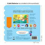 Dance with Jesus Christian Sound Books for Kids - 6 Bible Songs - Christening, Baptism Gifts for Boys and Girls - Religious Toys, Interactive Music Books for Toddlers - Baby Dedication