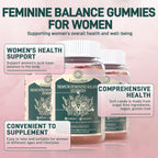 Premium Feminine Balance Gummies Vaginal Probiotic - for Women’s pH Balanced Health & Wellness - Immune Support - Vegan, Gluten-Free & Halal - Hawaiian Pineapple - 60 Gummies - 30 Servings (1)