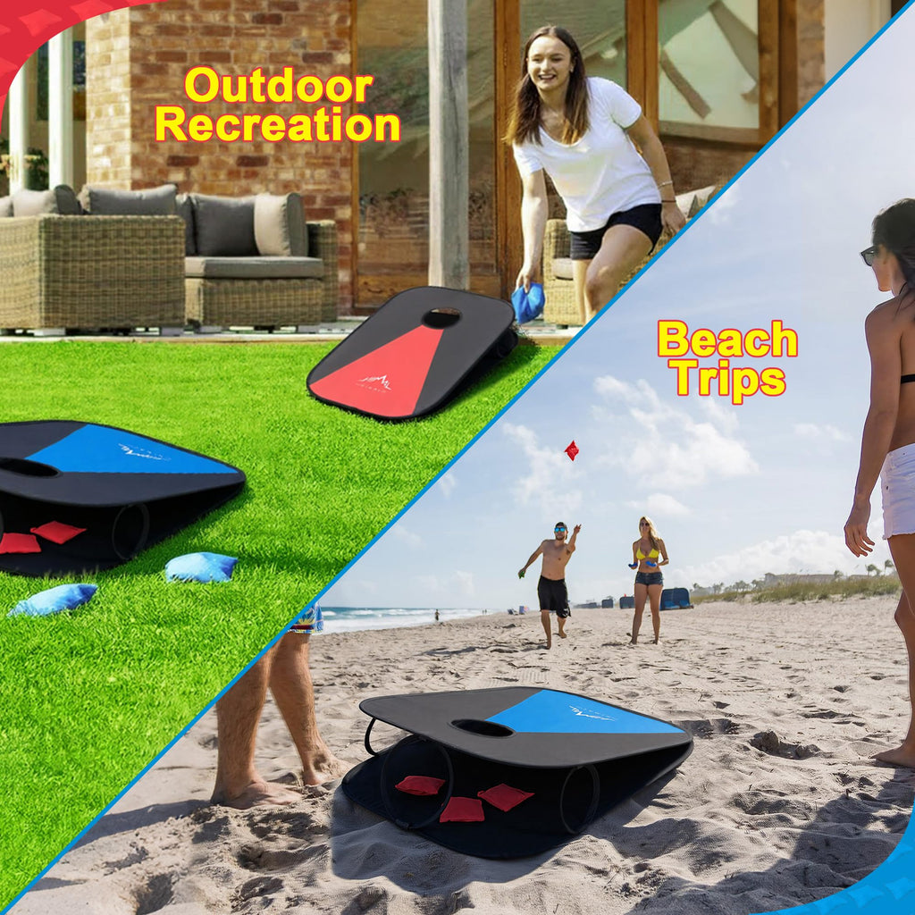 Himal Outdoors Portable Cornhole Board Set, Foldable 3 x 2 Ft