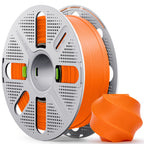 MarsWork PLA Basic, Pre-Dried Filament with Quick-Swap Reusable Spool 1kg (2.2lbs), 1.75mm 3D Printing Filament, Compatible with Bambu Lab 3D Printers – Orange