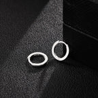 925 Sterling Silver Small Hoop Earrings for Women, 8MM Huggie