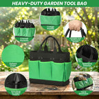Velway 11-Piece Garden Tools Set Heavy Duty with Ergonomic Handles