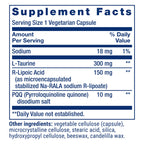Life Extension Mitochondrial Basics with PQQ, L-Taurine, R-lipoic Acid, foundational Supplement for Cellular Energy Production, Brain and Heart Health, Gluten-Free, Non-GMO, Vegetarian, 30 Capsules