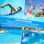 Upgraded R171016 Pool Chlorinator 300 Chlorinator Compatible with pentair Rainbow R171016 300 Automatic Chlorine/Bromine Offline Pool Feeder, Newly Upgraded Base and Control Valve