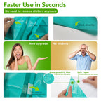 Disposable Toilet Seat Covers - 70-Pack Waterproof XL Travel Pack