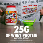 GHOST Whey Protein Powder, Lucky Charms Cereal Milk - 2LB, 25G of Protein - Whey Protein Isolate & Concentrate Blend - Post Workout Fitness & Nutrition Shakes, Smoothies & Baking - Soy & Gluten-Free