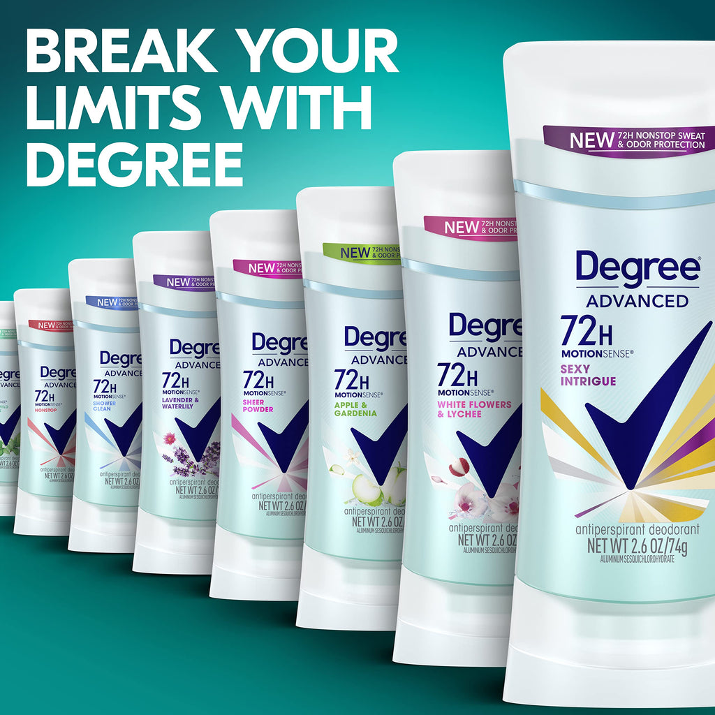 Degree Antiperspirant Deodorant Sexy Intrigue 2.6 oz 4 Count