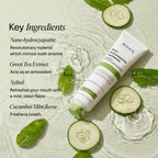 Boka Fluoride Free Toothpaste, Nano Hydroxyapatite Toothpaste, Appropriate for Sensitive Teeth - for Adult, Kids Oral Care - Cucumber Mint Flavor, 4 Fl Oz 3Pk