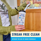 Aunt Fannie's Glass & Window Cleaning Wipes, Natural Streak-Free Glass Cleaner, 35 Count (Pack of 6)