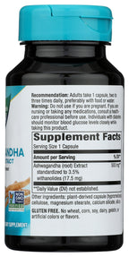 Nature's Way Ashwagandha, Reduces Stress*, Premium Extract, Adaptogenic*, Non-GMO Project Verified, Vegan, 60 Capsules (Packaging May Vary)