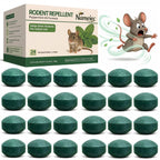 Nameiec Rodent Repellent for Mice & Rats, 1.41 Oz 24pc, Peppermint Oil Repellent for Rat Mice, Ant, Roach, Spider, Squirrel, for House, Garage, Car Engine, RV, Attic, Basement, Indoor & Outdoor Use