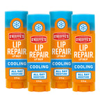 O'Keeffe's Lip Repair Lip Balm With Cooling Relief for Dry, Cracked Lips - Stick (4 Pack) - Moisturizer for Very Dry Lips
