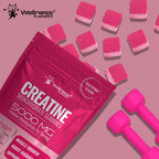 Creatine Gummies 5000mg, 30 Servings Creatine Monohydrate Gummies - Third-Party Tested Creatine for Women, Raspberry Flavor Creatine for Men, Muscle Growth, Strength, and Recovery - Pack of 1