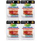 Dr. Dan's Cortibalm- 4 Pack - for Dry Cracked Lips - Healing Lip Balm for Severely Chapped Lips - Designed for Men, Women and Children