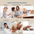 BEDLORE Waterproof Mattress Protector, Queen Size Mattress Pad Noiseless