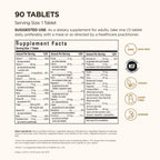 Solgar Formula VM-75, 90 Tablets - Multivitamin with Chelated Minerals - Vitamin A, B6, B12, C, D, E - Biotin, Magnesium, Calcium, Iron, Zinc - Vegan, Gluten Free, Dairy Free, Kosher - 90 Servings