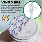 Nature's Freedom 12% Hydrogen Peroxide, Food Grade H2O2 and Purified Water Only, 4 Gallons Solution