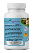 Perfect Supplements – Desiccated Beef Liver Capsules Grass Fed Supplement -Natural Source of Protein, Iron, Vitamins A & B- Boosts Energy and Immunity - No Chemicals No Dairy and Hormone Free