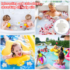 Patelai 40 Pcs Hot Tub Sponge Spa Cleaning Sponges for Hot Tub Oil Absorbing Cleaning Scum for Spa, Bathtub and Swimming Pool to Soak up Oils Bathtub Accessories(Sea Turtle Style)