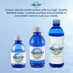 Aquapap Vapor Distilled Water Case of 24 x 12 oz bottles