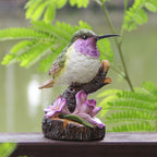 Hummingbird Garden Statues Bird Figurine Decor for Outdoor Yard Patio Lawn