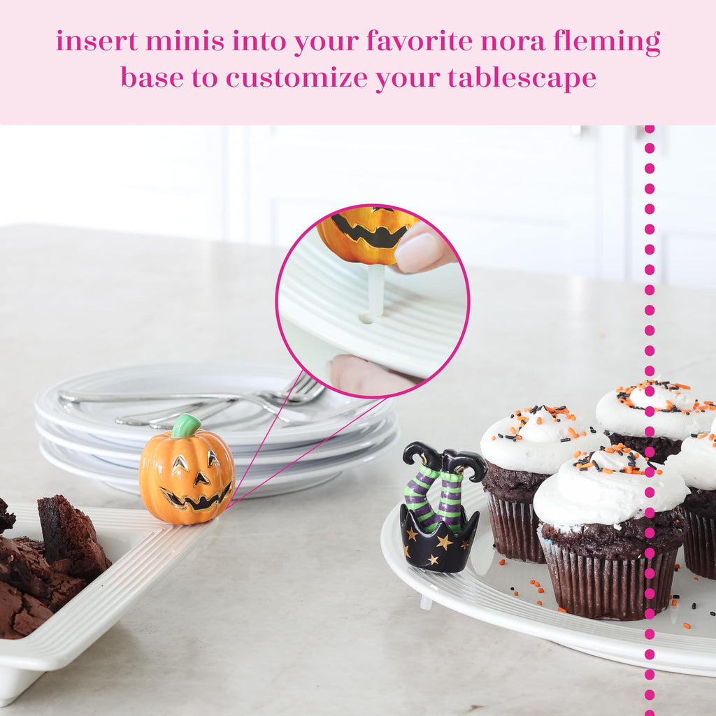 Nora Fleming Hand-Painted Mini: Pumpkin Spice (Double Pumpkin) A02