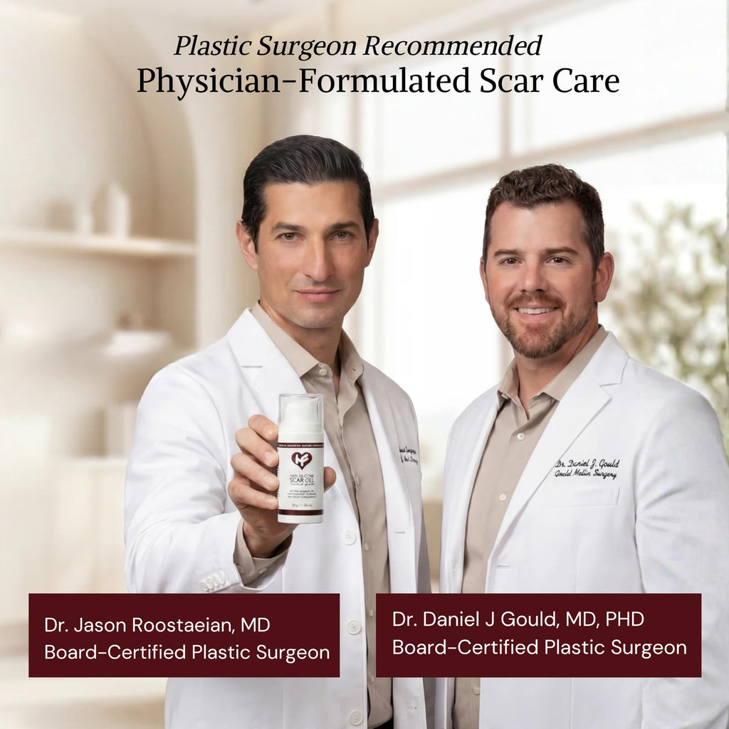 HealFast Silicone Scar Gel & Cream for Surgical Scars - Medical Grade Scar Treatment & Removal for Keloid, Acne, Burns, C Section, Stretch Marks - Physician Formulated Advanced Silicone Gel for Scars