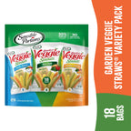 Sensible Portions Garden Veggie Snacks - Veggie Straws Variety Pack, 18ct Polybag (Pack of 1)