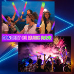 Taotuo Glow Sticks Bulk, 20 Pack LED Light Up Foam Sticks 3 Modes Color Flashing,Glow Party Supplies for Wedding Birthday, Raves, Concert, Camping, New Year, Carnival, Halloween Christmas