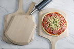 New Star Foodservice Wooden Pizza Peel, 16" L x 14" W, 24" Overall