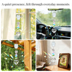 Pet Memorial Gifts for Loss of Dog or Cat, Paw Print Crystal Suncatcher