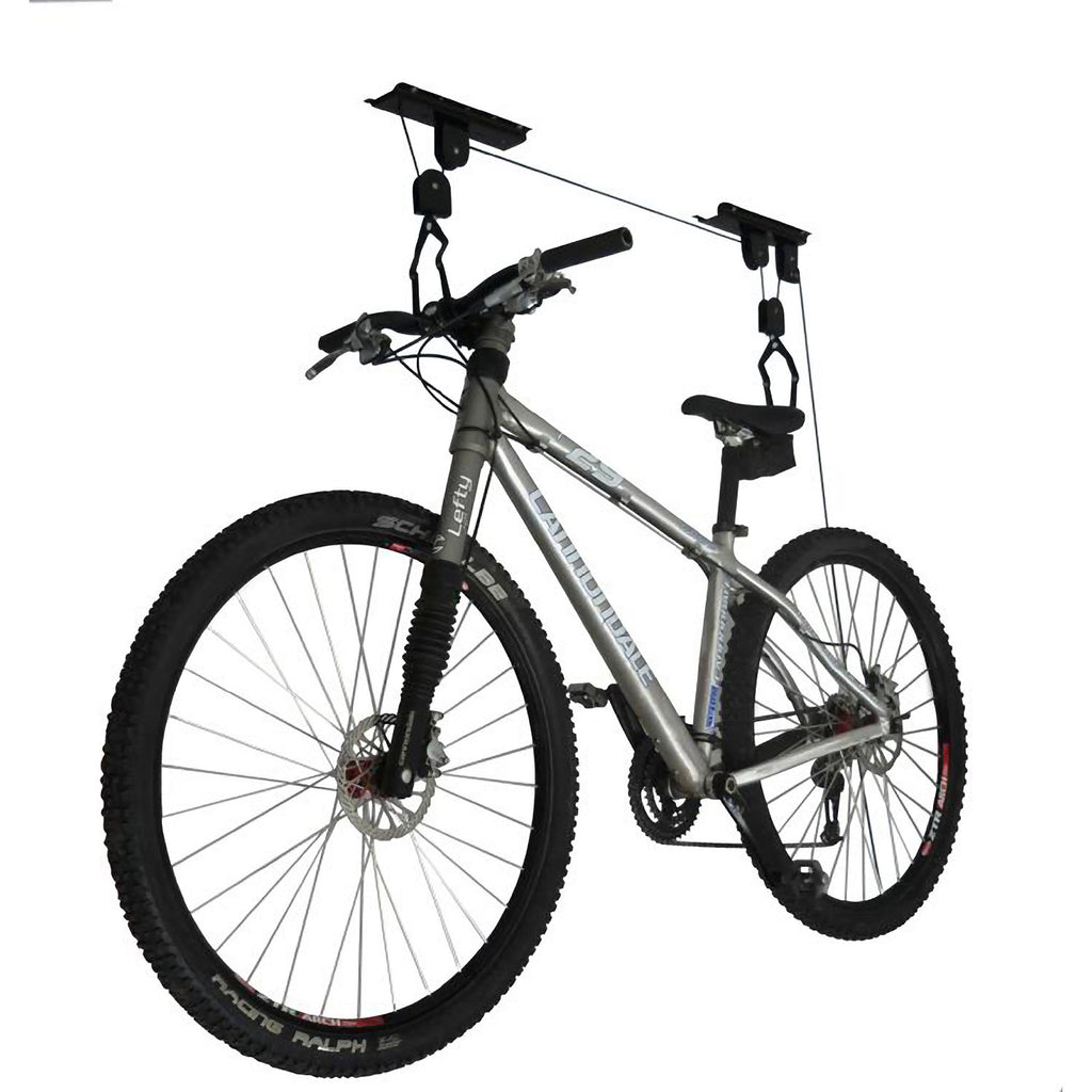 RAD Sportz Bicycle Hoist Quality Garage Storage Bike Lift with 100 lb Capacity Even Works as Ladder Lift Premium Quality
