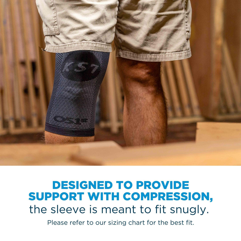 OrthoSleeve Compression Knee Brace, Knee Sleeve for ACL, MCL, Injury Recovery, Meniscus Tear, Pain, Aching Knees, Patellar Tendonitis & Arthritis Pain