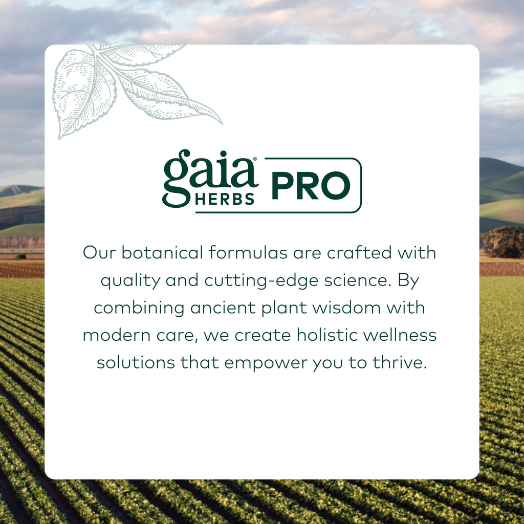 GAIA HERBS PRO Cognitive Formula - Brain Health & Blood Flow Support Supplement* - Circulation Support Supplement* with Fo-TI Root, Ginkgo Leaf, & Gotu Kola Leaf - 60 Liquid Phyto-Caps (30 Servings)