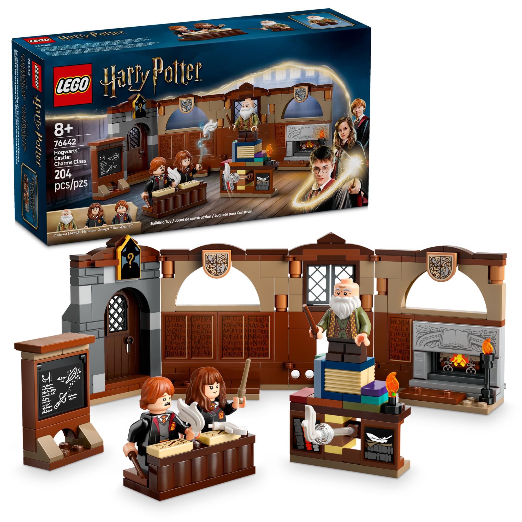 LEGO Harry Potter Hogwarts Castle: Charms Class Building Toy - Wizard Kids Toy for Boys and Girls, Fans of Harry Potter, Ages 8+ - Gift Idea for Birthdays - 76442