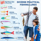 Fishing Advent Calendar 2026 Men Teen 24 Days Assorted Fishing Accessories