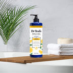 Dr Teal's Body Lotion, Lemon Prebiotic Lemon Balm & Essential Oils, 18 fl oz (Pack of 3)