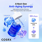 COSRX The Blue Copper Peptide Bakuchiol Serum, Glow & Plumping, 1.69 Fl Oz
