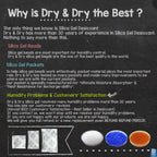 Dry & Dry 5 Gram [30 Packets] Silica Gel Packets Silica Gel Desiccants, Silica Gel Packs - Rechargeable Moisture Absorbers for Food Storage, Electronics, 3D Filament & Safes