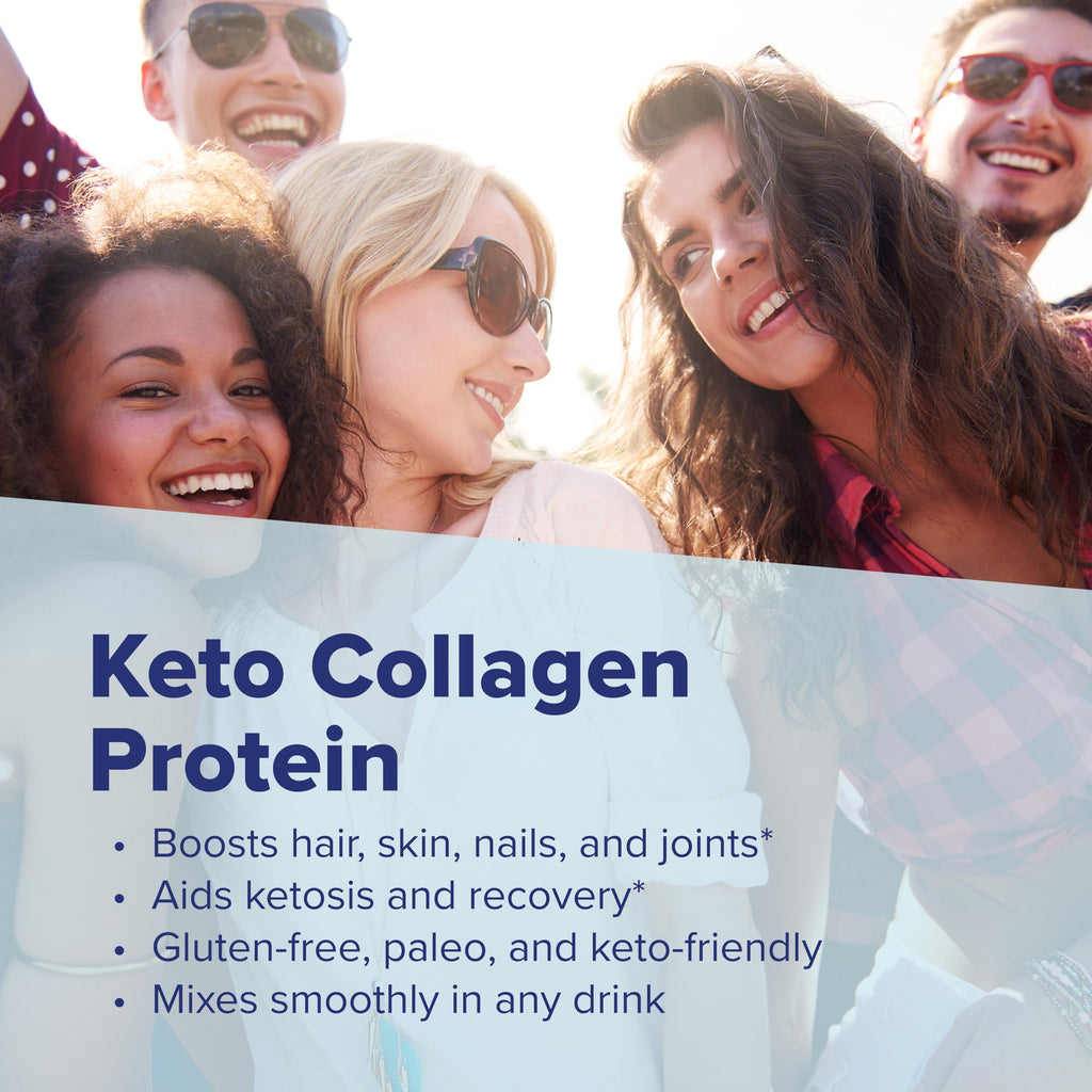 Superior Source Keto Collagen - Collagen Protein Powder with MCT Oil - Supports Hair, Skin, Nails & Joint Health - Dairy-Free - Chocolate, 14 oz