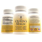 Eden Pond Queen's Magic Bee Pollen (Royal Jelly 1500mg, Propolis 1000mg, Beepollen 750mg) in 3 Daily Capsules, 120 Count