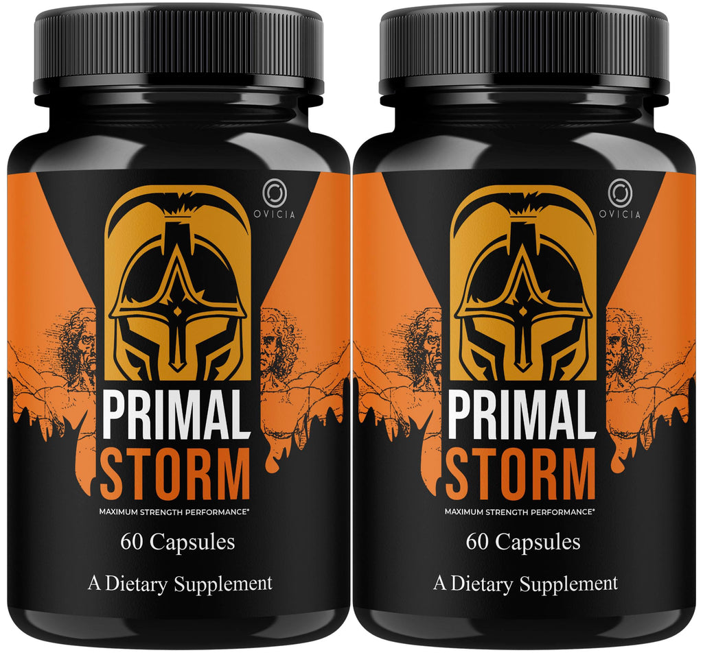 (2 Pack) Primal Storm Capsules - Advanced PrimalStorm Pills Premium Formula Support All Natural Ingredients Maximum Strength, Daily Vitamins for Health & Wellness Reviews, 120 Capsules for 2 Months