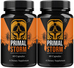 (2 Pack) Primal Storm Capsules - Advanced PrimalStorm Pills Premium Formula Support All Natural Ingredients Maximum Strength, Daily Vitamins for Health & Wellness Reviews, 120 Capsules for 2 Months