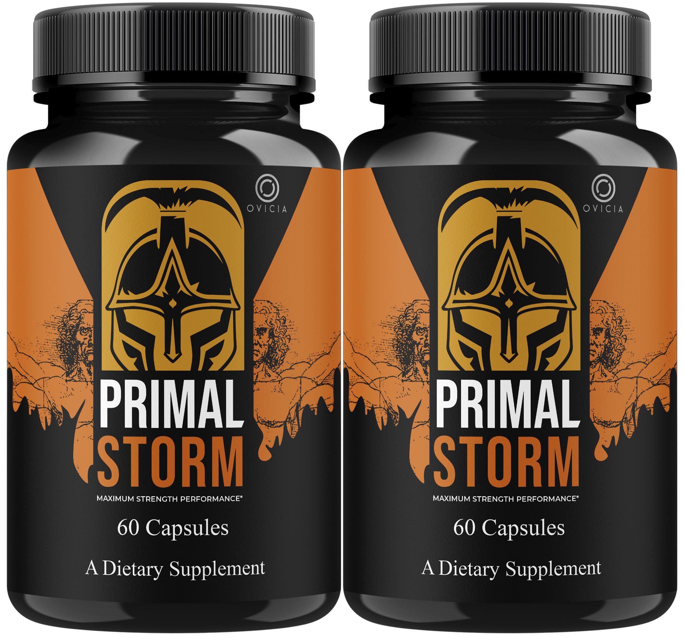 (2 Pack) Primal Storm Capsules - Advanced PrimalStorm Pills Premium Formula Support All Natural Ingredients Maximum Strength, Daily Vitamins for Health & Wellness Reviews, 120 Capsules for 2 Months