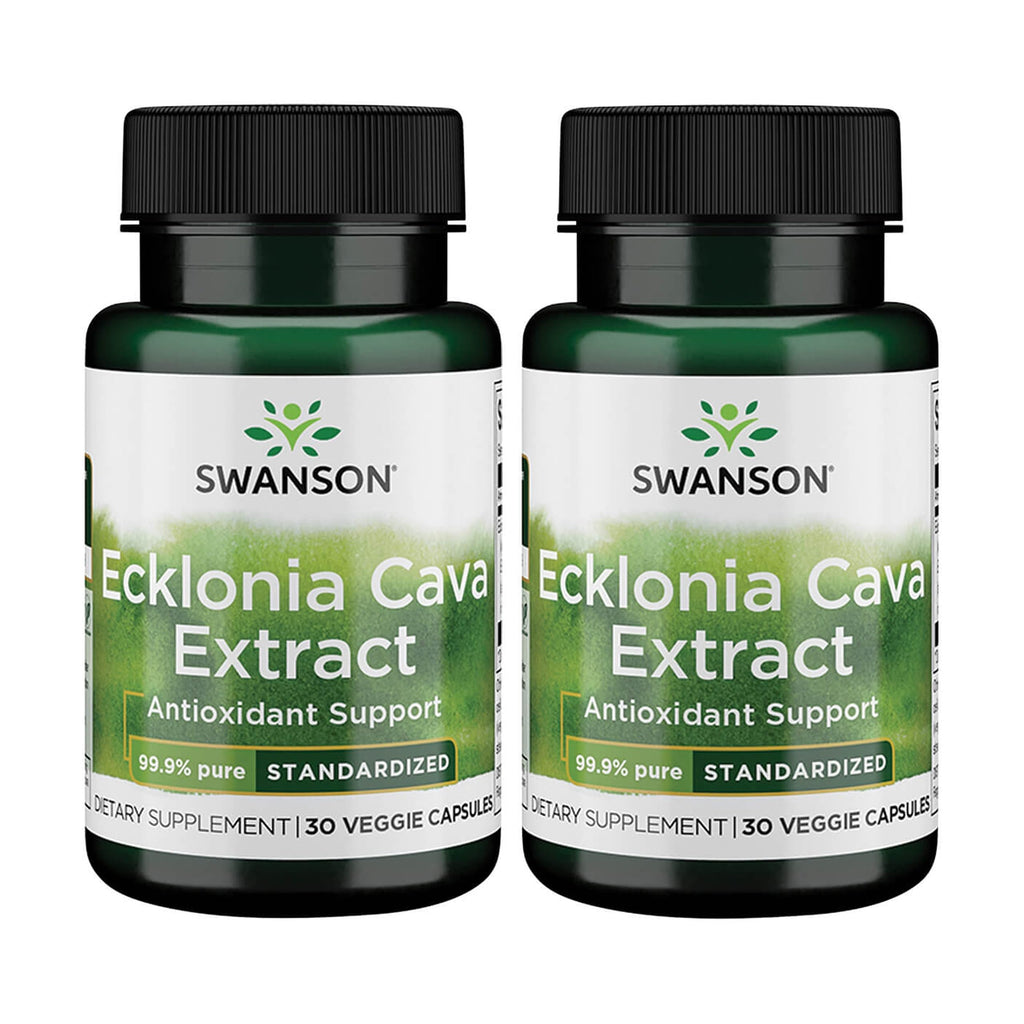 Swanson Ecklonia Cava Extract - Standardized 30 Veg Caps (2 Pack)