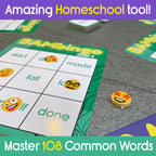 THE BAMBINO TREE Sight Word Bingo Game Level 3 & 4 - Learn to Read Vocabulary for 1st 2nd 3rd Grade Kids - Dolch's Fry's Site Words Reading Game