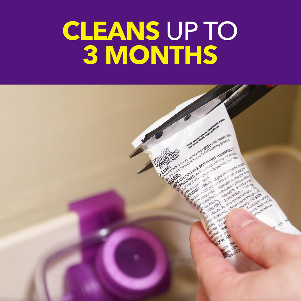 3-Pack Refill – Kaboom Scrub Free! Continuous Clean with OxiClean
