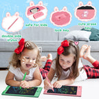 FLUESTON LCD Writing Tablet for Kids, 8.8 Inch Drawing Tablet for Boys Girls 3 4 5 6 7 8 Year, 3pcs in 1 Pack Drawing Pad Birthday Christmas Gift for Kid Educational Doodle Board Cute Unicorn Toy